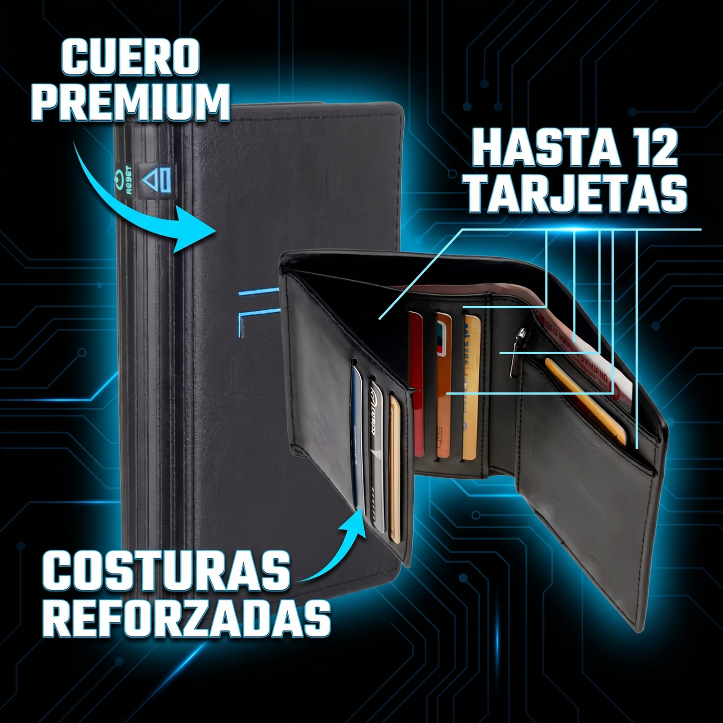 Cartera Gamer PS2 Black Edition