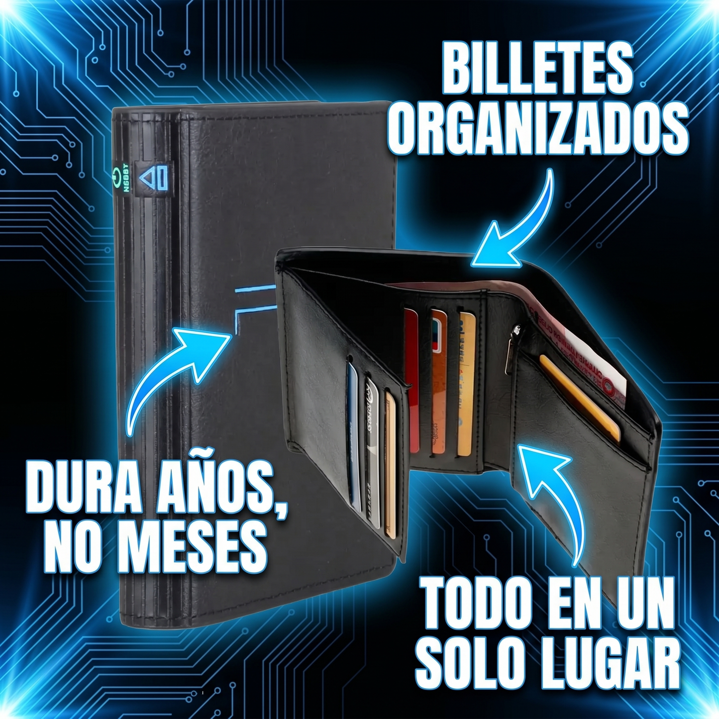 Cartera Gamer PS2 Black Edition